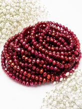 Load image into Gallery viewer, Faceted Crystal Glass Bead Strand 8mm