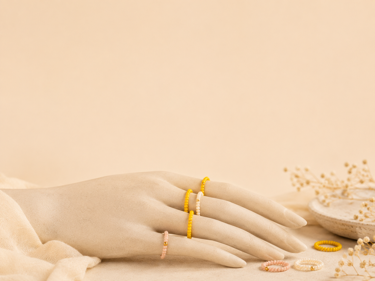 Seed Bead Rings Sets
