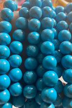 Load image into Gallery viewer, Blue Marble Howlite Stone 10MM
