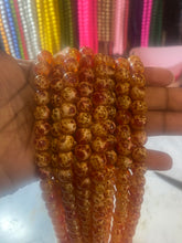 Load image into Gallery viewer, Multi Color Printed Glass Beads 10MM
