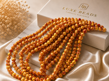 Load image into Gallery viewer, 8mm Premium Glass Beads – Smooth Round Jewelry Making Beads
