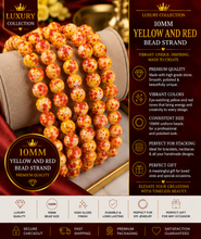 Load image into Gallery viewer, Yellow/Red Glass 10MM
