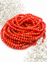 Load image into Gallery viewer, Faceted Crystal Glass Bead Strand 8mm

