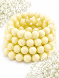 Soft Yellow Glass Bead 10mm