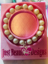 Load image into Gallery viewer, Breast Cancer Survivor Bracelet with Charm
