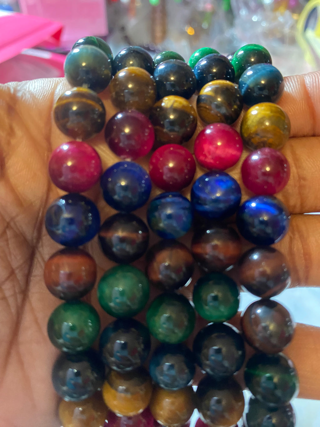 Tiger Eye Glass Beads 10MM