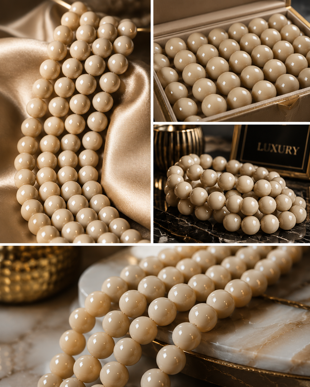 10mm Beige Glass