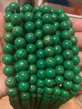 Load image into Gallery viewer, Painted Swirl 10mm Glass Bead
