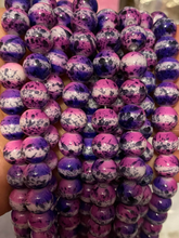 Load image into Gallery viewer, Multi Color Cats Eye Glass Bead 10MM
