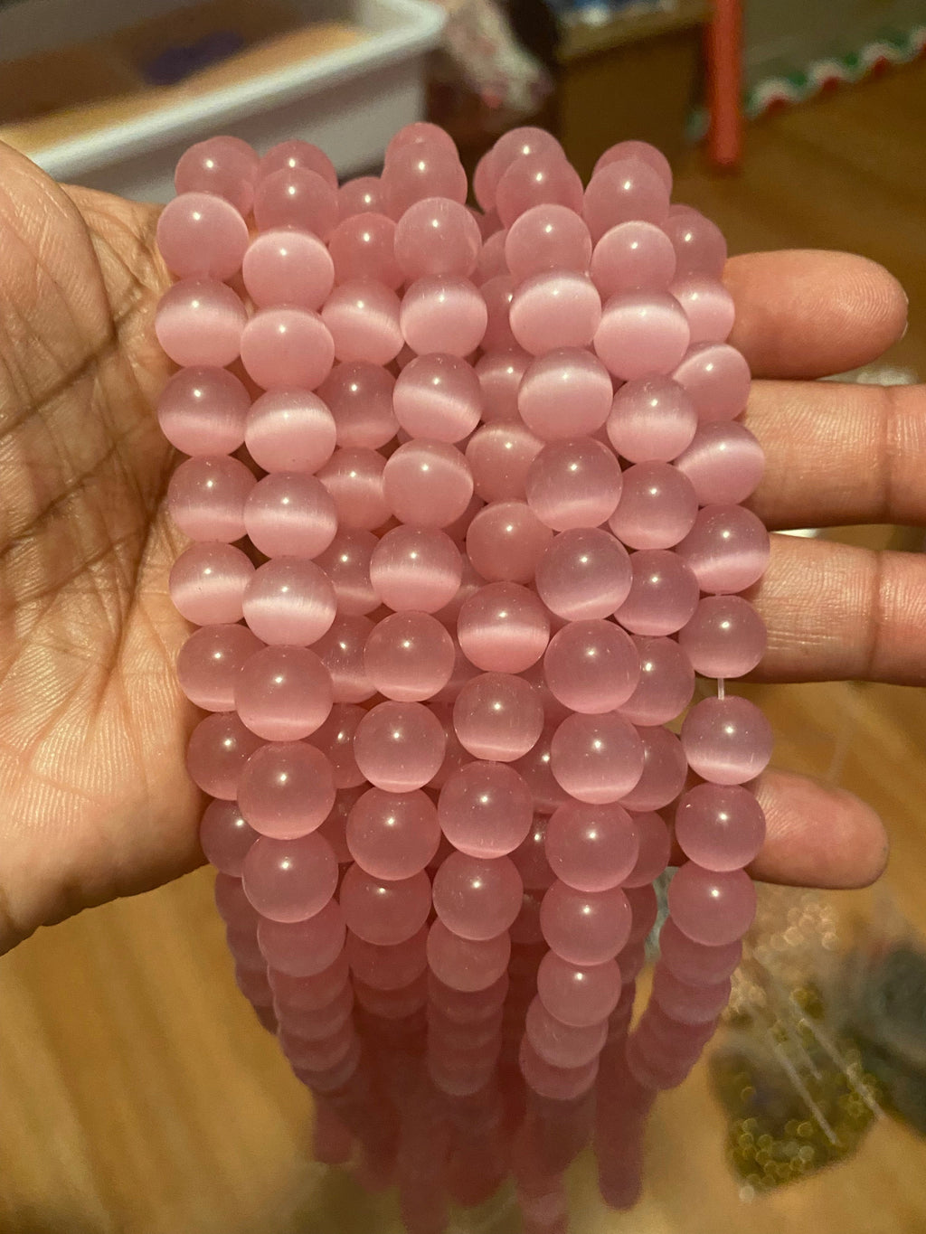 Cats Eye Glass Beads 10MM
