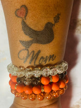 Load image into Gallery viewer, Orange Magic 4 piece Bracelet Set
